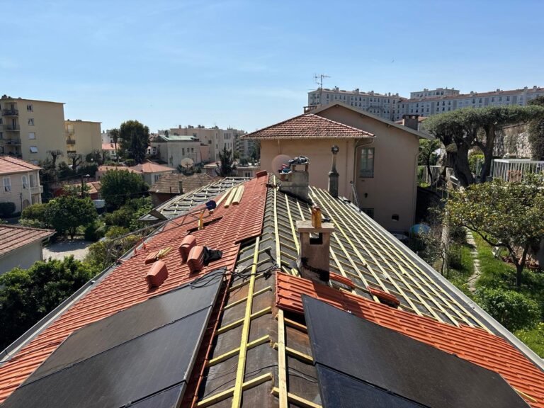 Rénovation – chantier Couvreur Montauroux RB