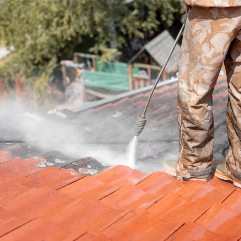 Nettoyage & démoussage – chantier Couvreur Montauroux RB