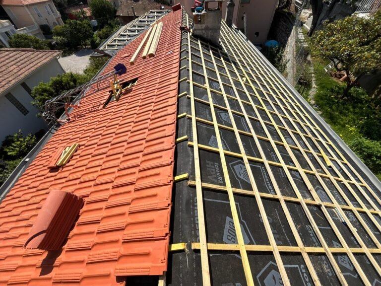 Rénovation – chantier Couvreur Montauroux RB
